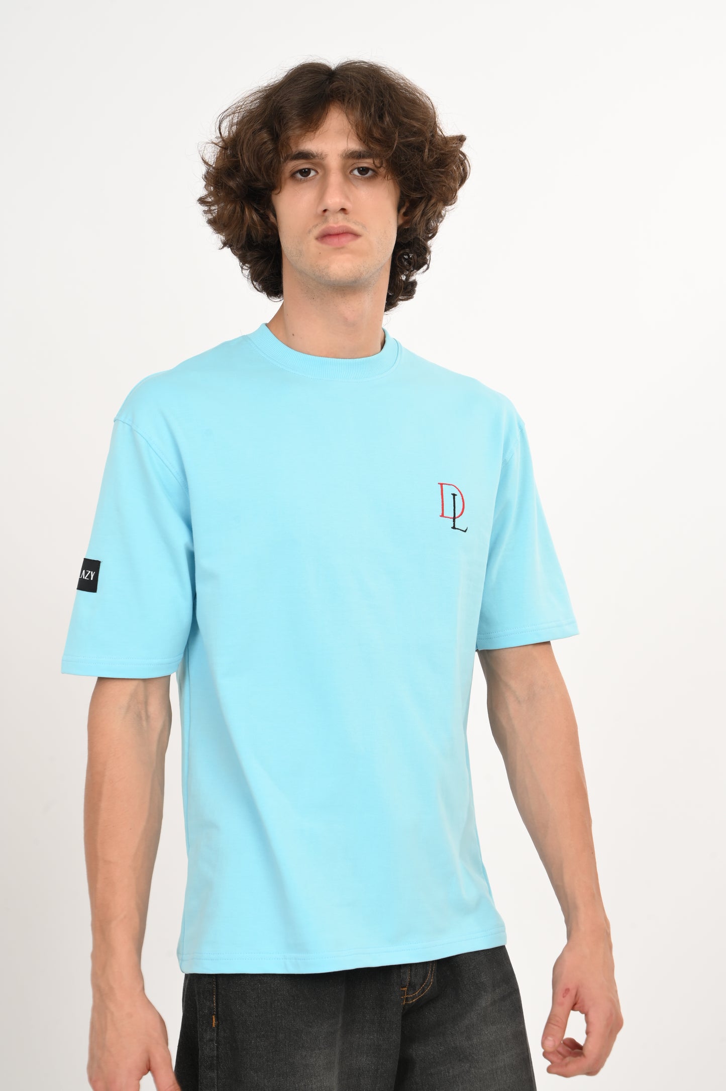 DLAZY BUTTERFLY BLUE OVERSIZED TEE