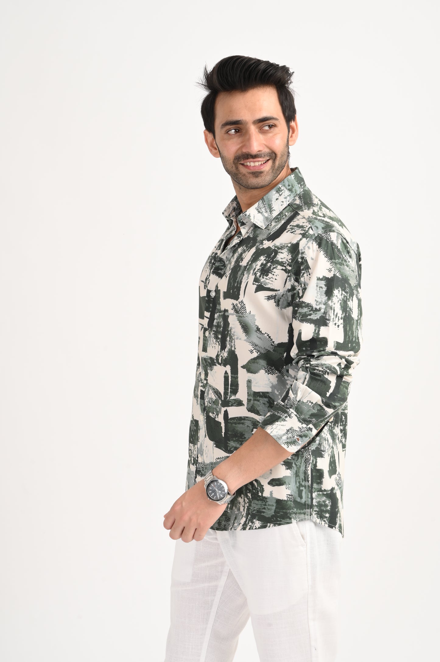 DLAZY EVERGREEN TERRAIN PRINTED SHIRT