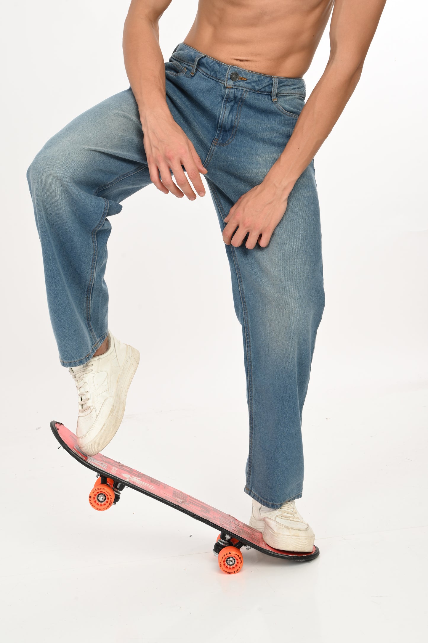 DLAZY BLUE BAGGY JEANS