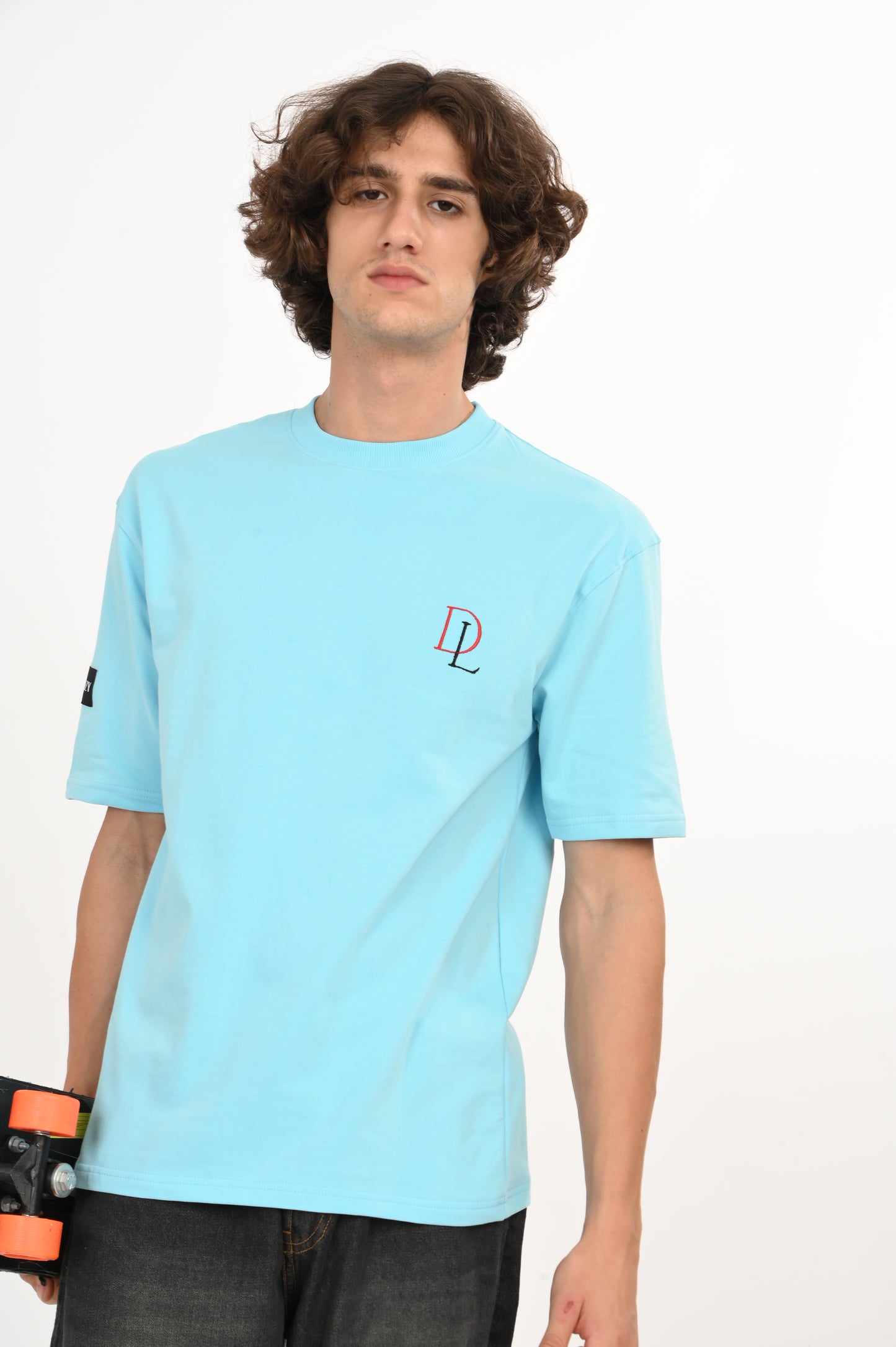 DLAZY BUTTERFLY BLUE OVERSIZED TEE