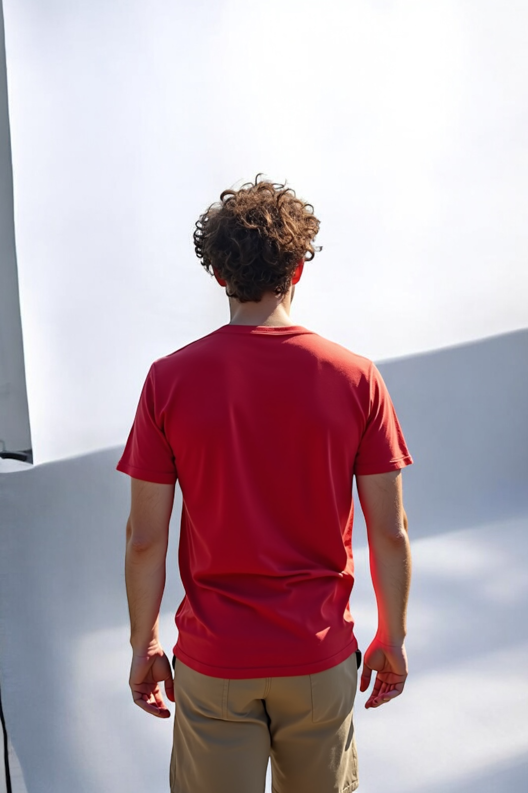 DLAZY BRIGHT RED BIKE: Regular fit 210gsm premium cotton T-shirt