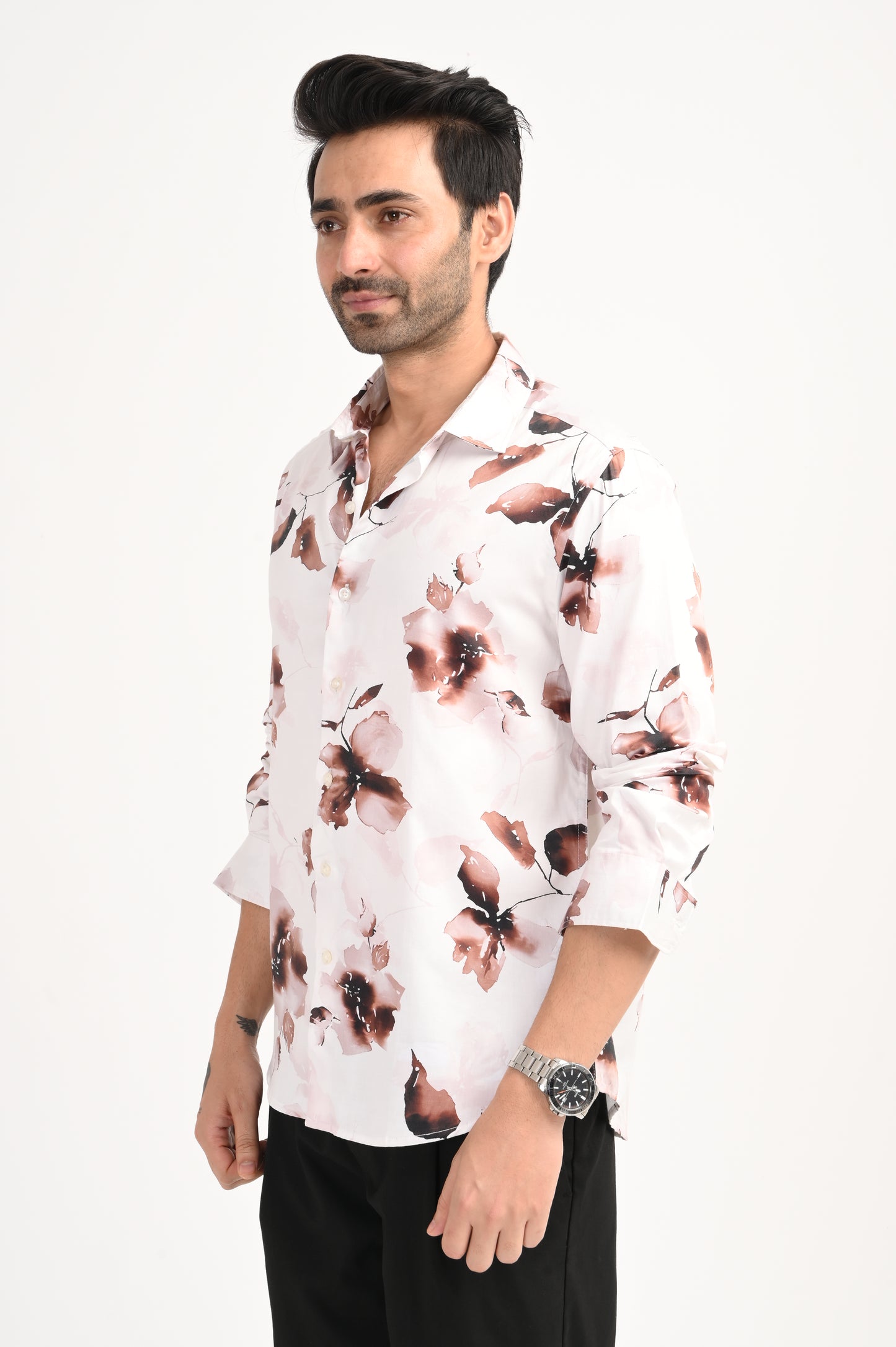 DLAZY ROSEWOOD FADE PRINTED SHIRT