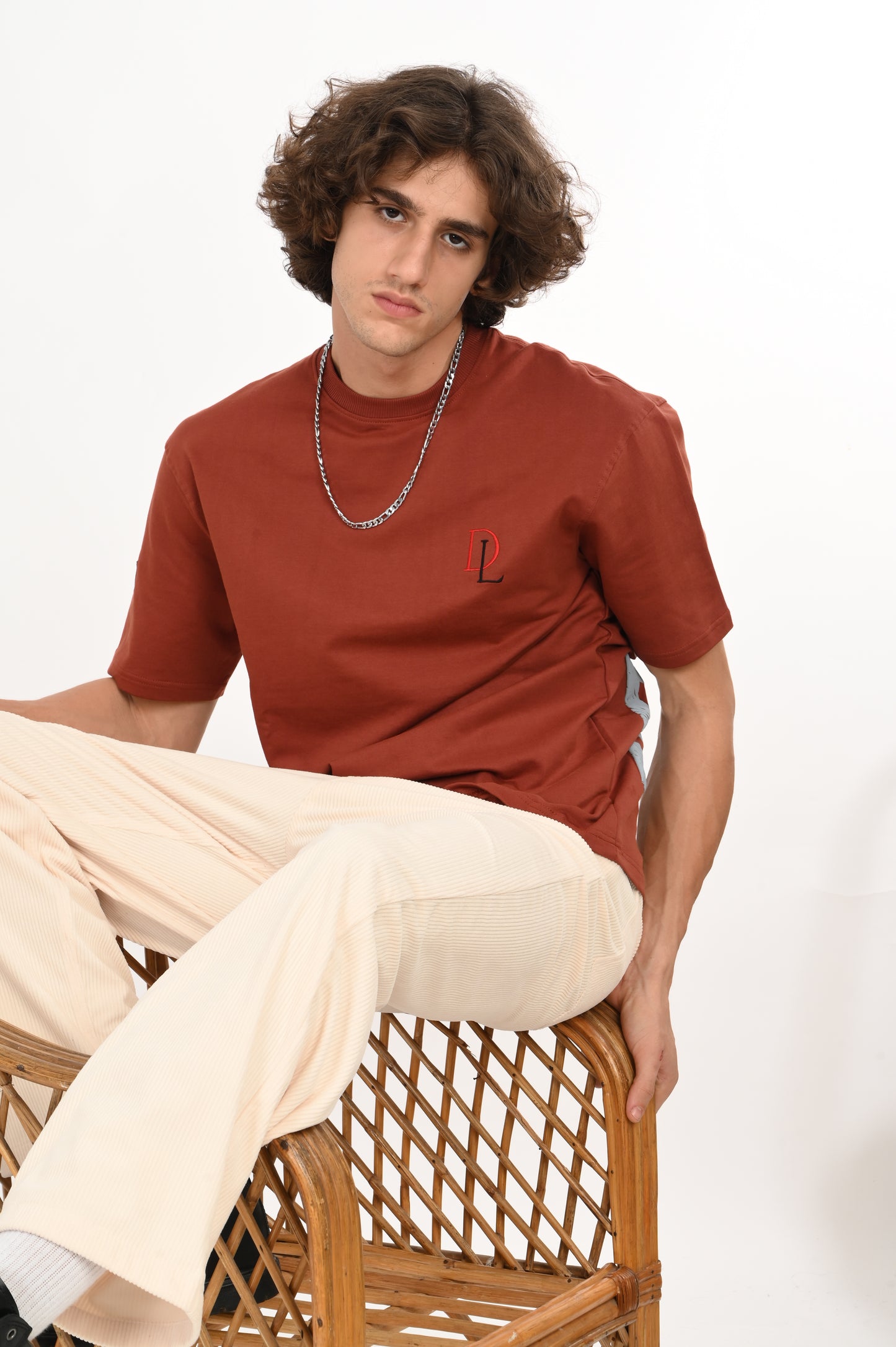 DLAZY KEEP LIFE SIMPLE DARK MERON OVERSIZED TEE