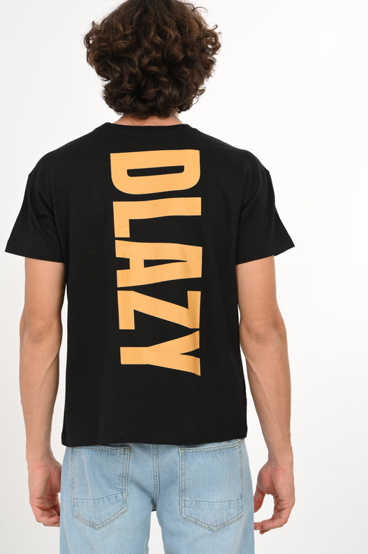 DLAZY BLACK OVERSIZED TEE
