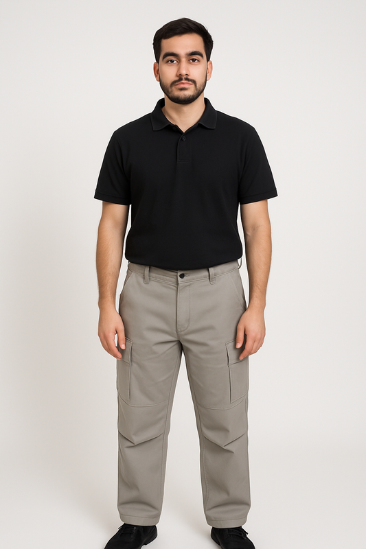 DLAZY BLACK POLO SHIRT
