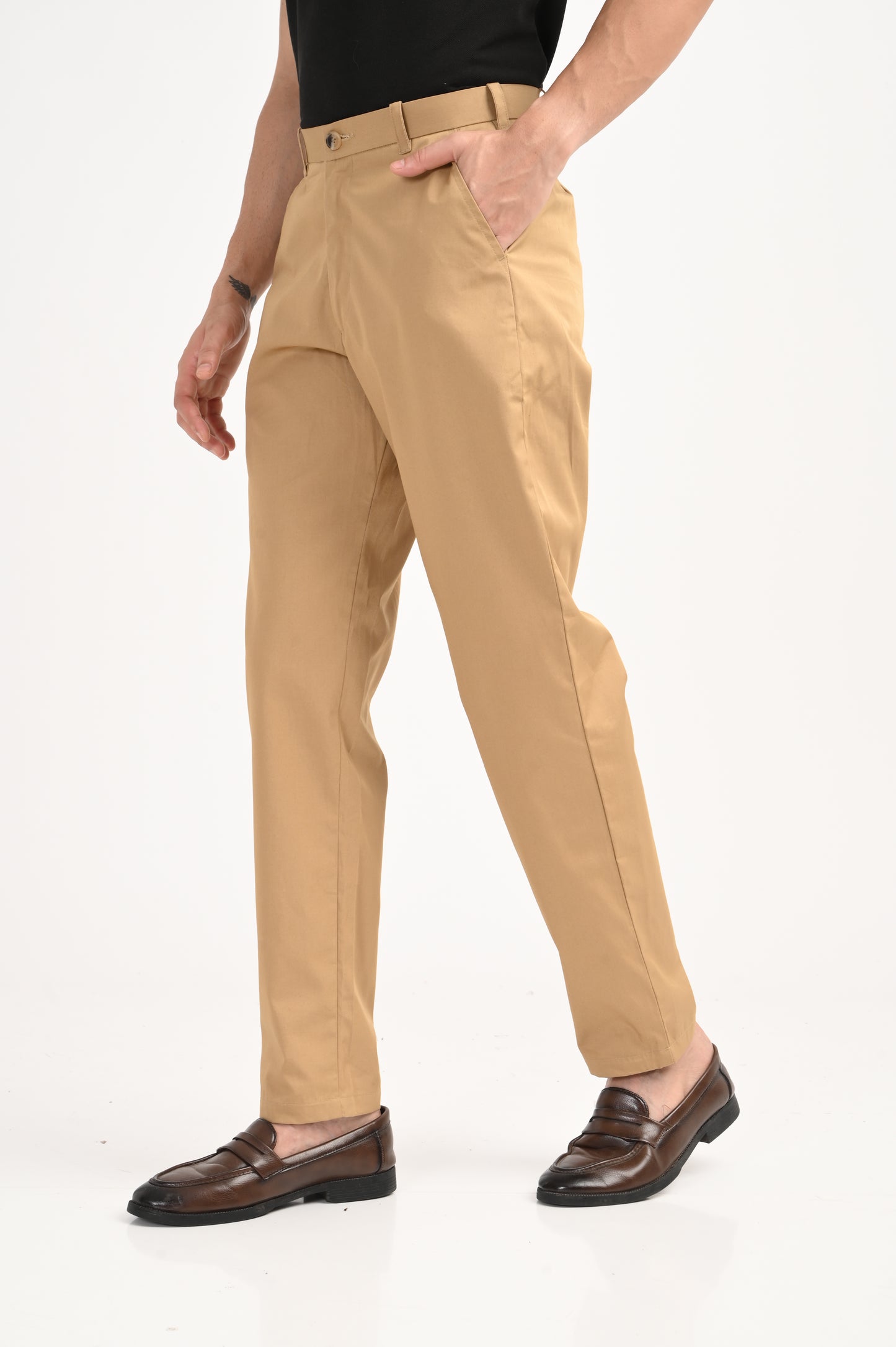 DLAZY KHAKI COTTON PANT