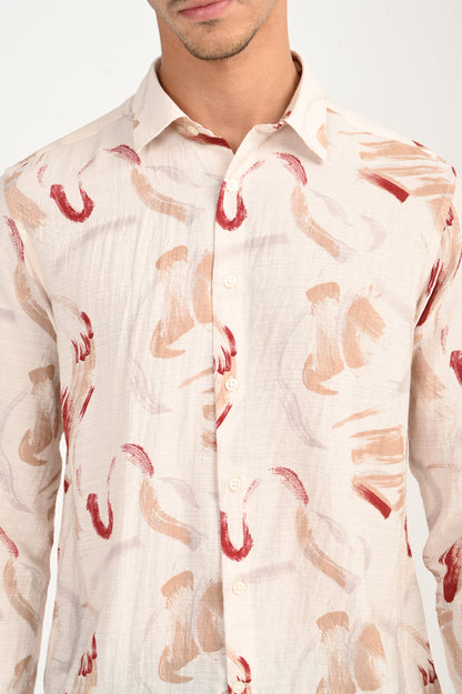Dlazy Abstract Brushstroke Shirt