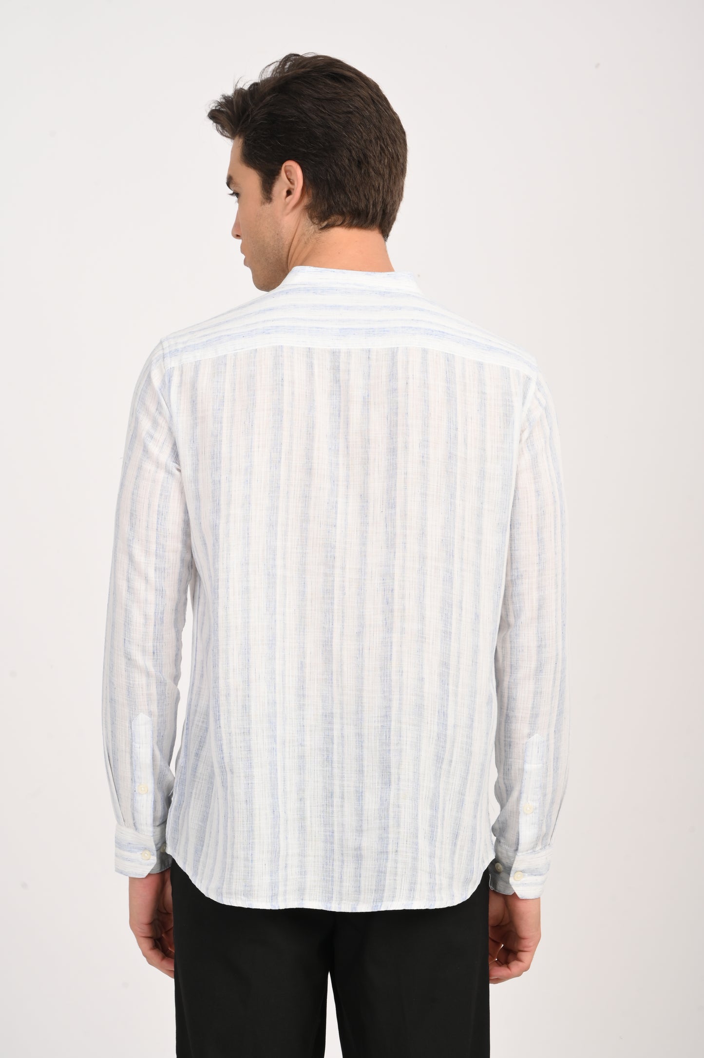 DLAZY MEN SKYLINE STRIPES HALF KURTHA…
