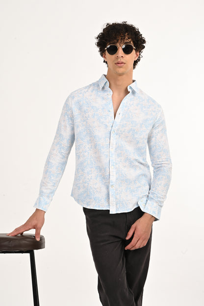 DLAZY MEN SKY BREEZE FLORAL SHIRT