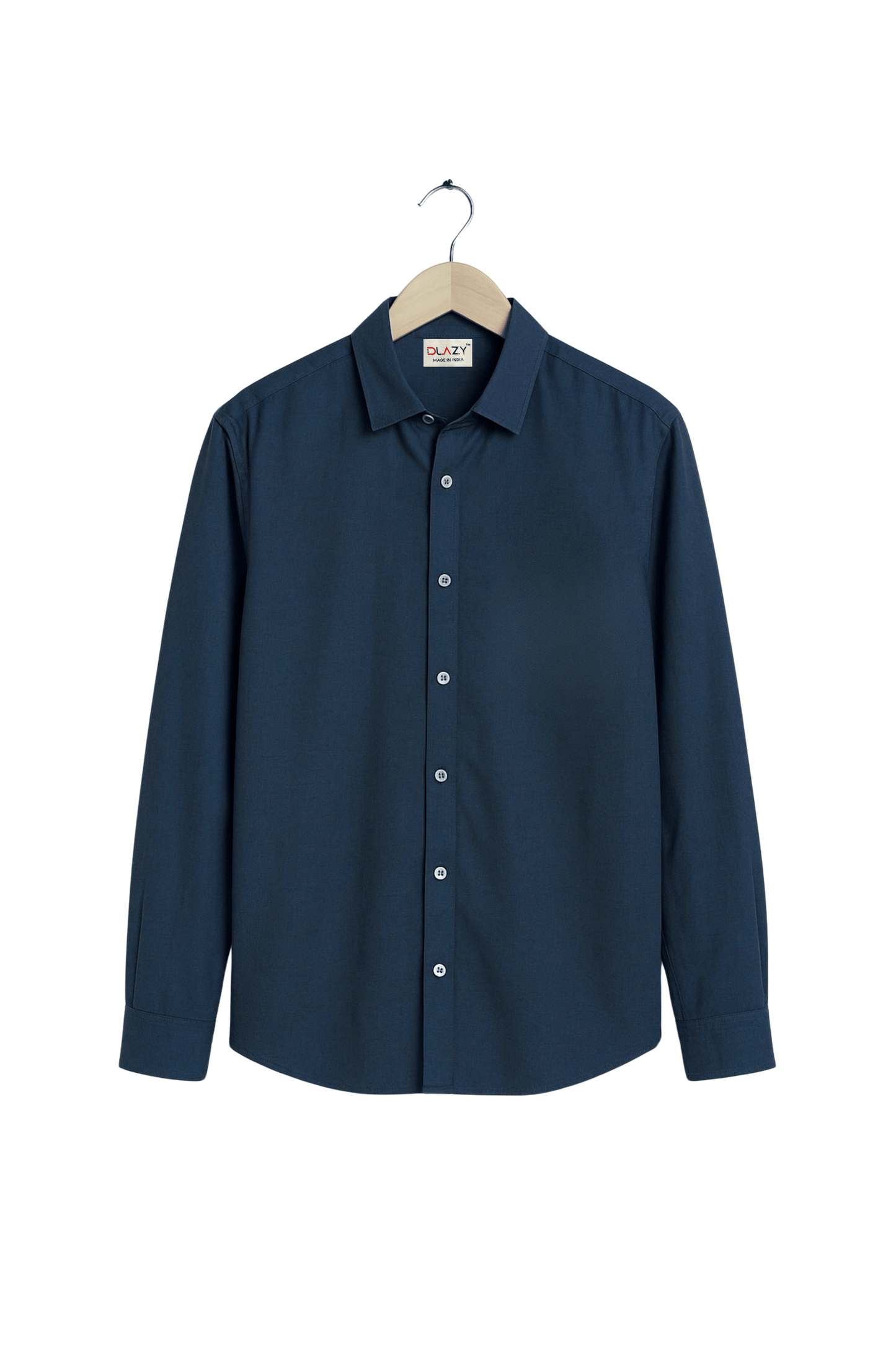 DLAZY DARK GREY LINEN COTTON SHIRT
