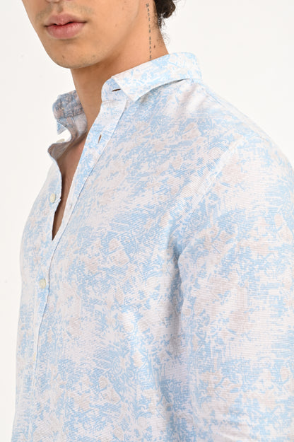 DLAZY MEN SKY BREEZE FLORAL SHIRT