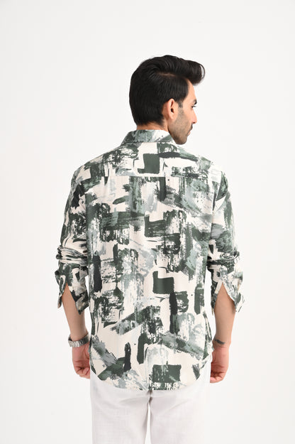 DLAZY EVERGREEN TERRAIN PRINTED SHIRT