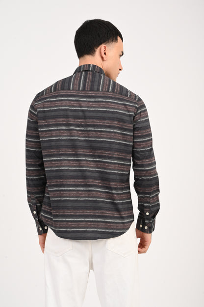 Dlazy Men Ember Stripes shirt..