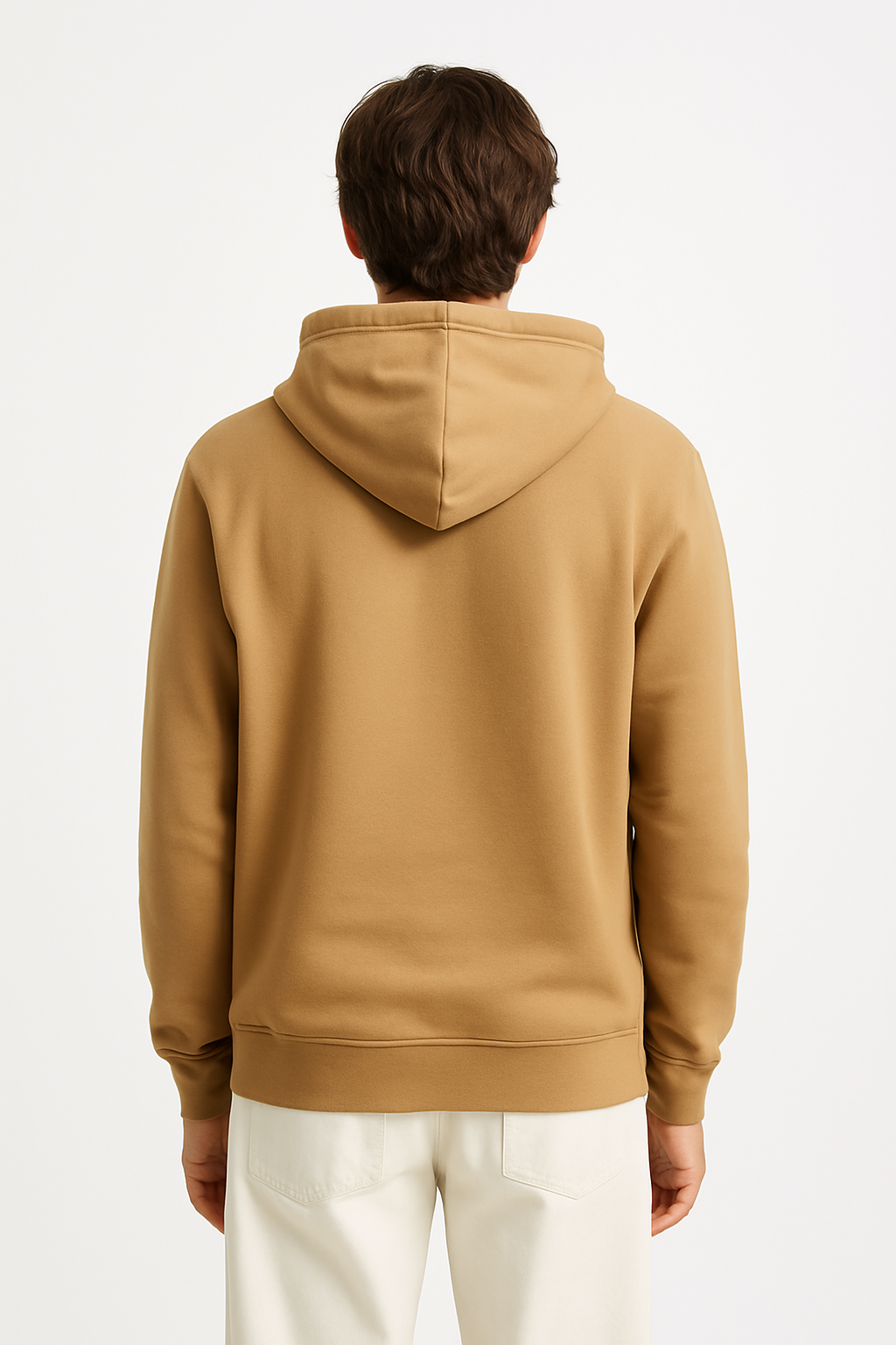DLAZY BEIGE PRINTED 300 GSM HODDIE