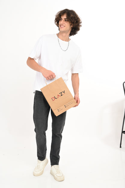 DLAZY BLACK SHADED ANKLE JEANS