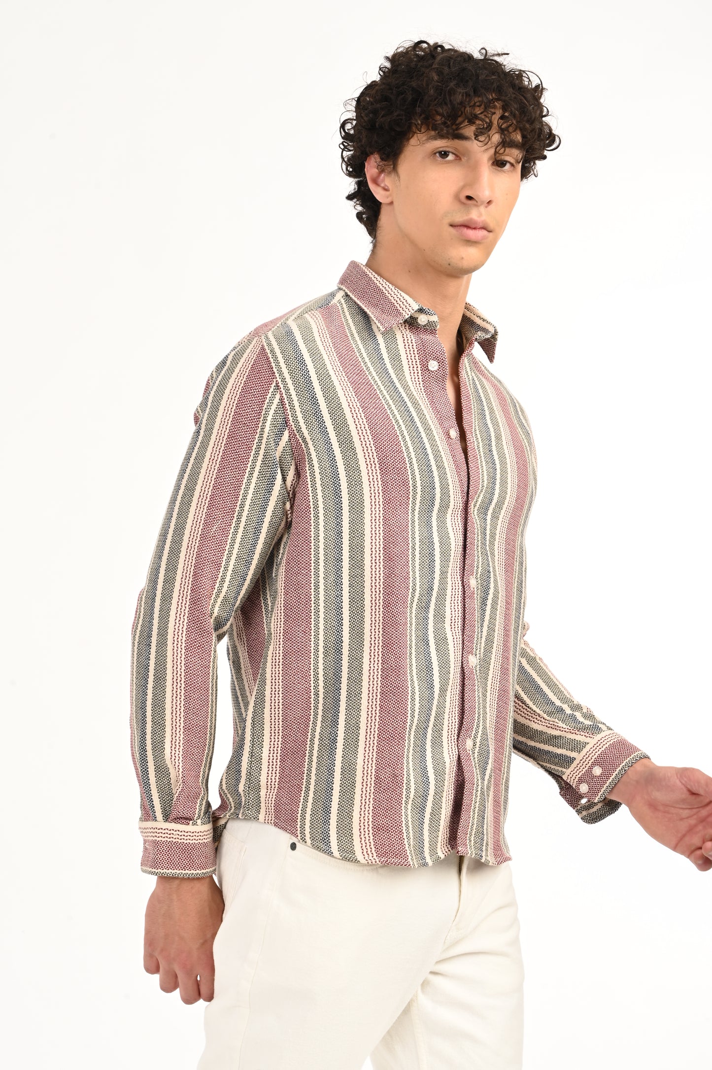 DLAZY MEN EMBER STRIPES SHIRT