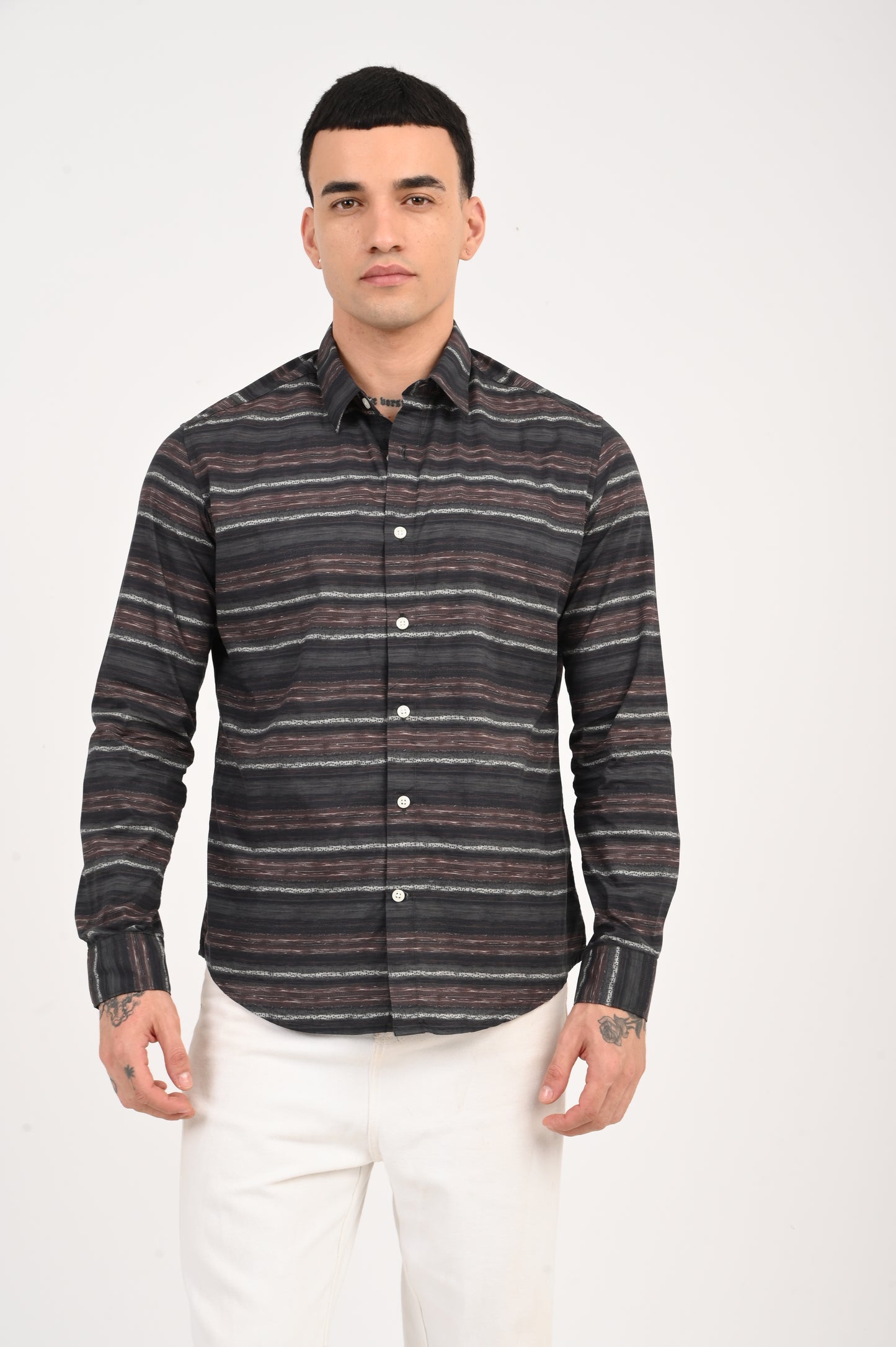 Dlazy Men Ember Stripes shirt..