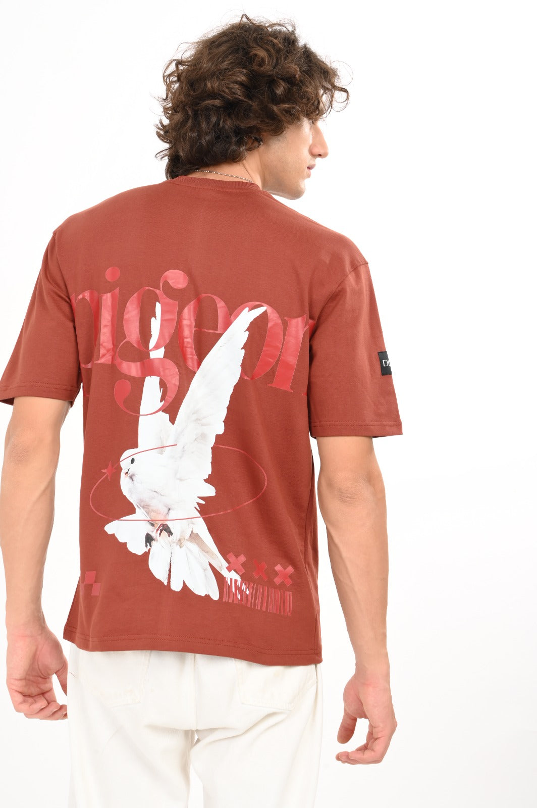 DLAZY PIEGON DARK MERON OVERSIZED TEE