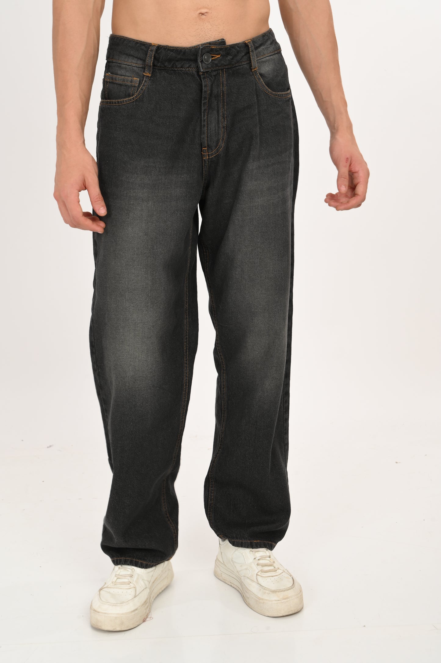 DLAZY BLACK BAGGY JEANS