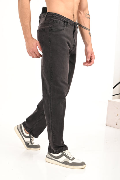 DLAZY BROWN TINT STRAIGHT FIT PANT