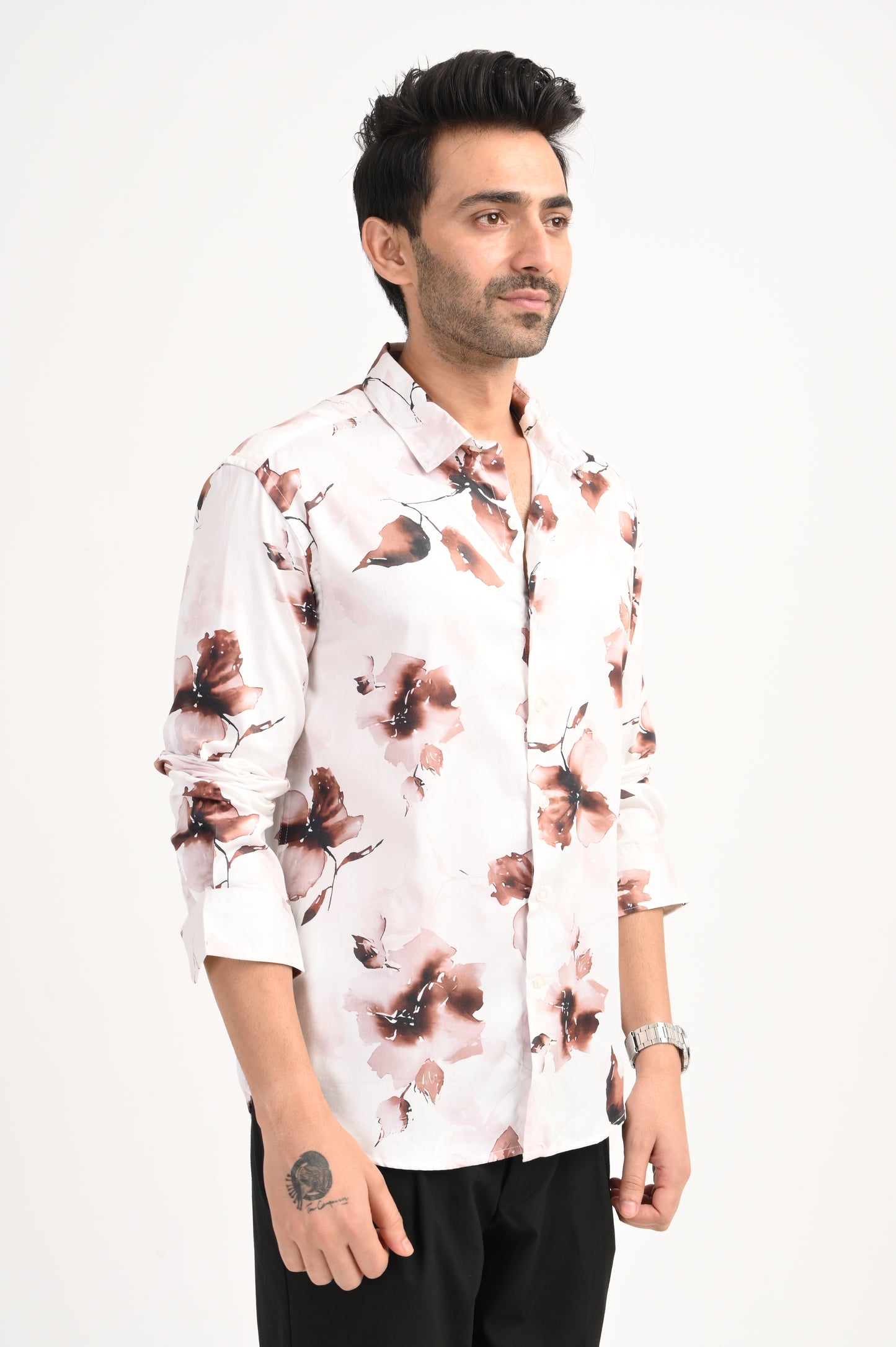 DLAZY ROSEWOOD FADE PRINTED SHIRT