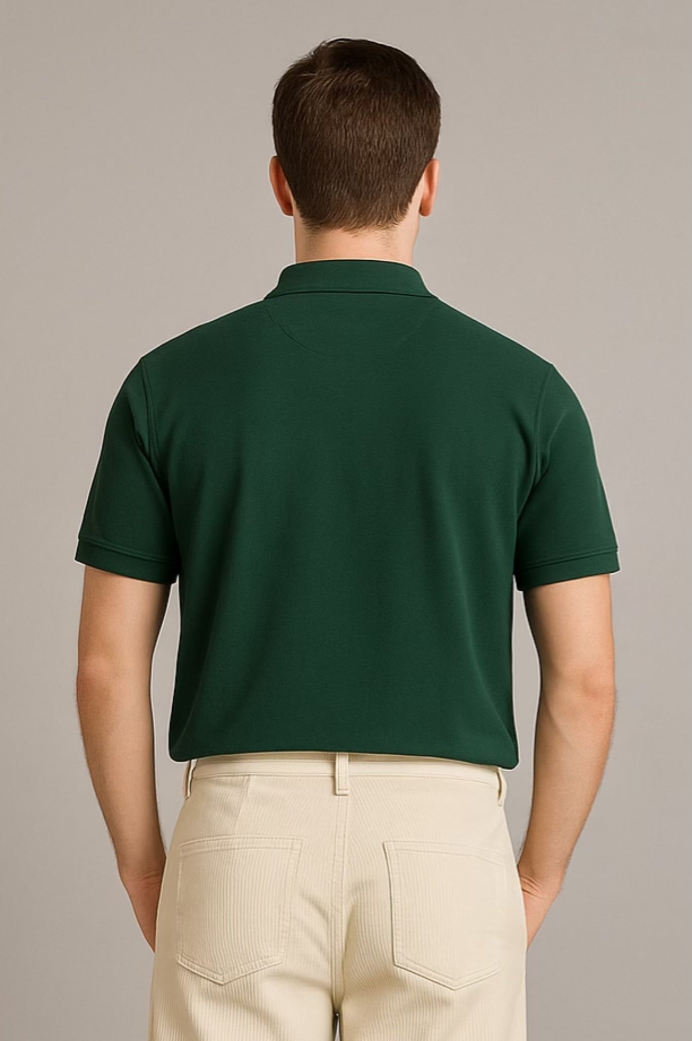 DLAZY GREEN - REGULAR FIT POLO SHIRT