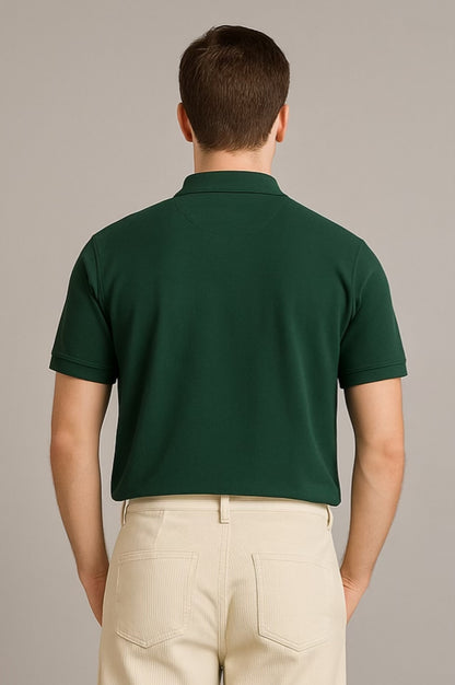 DLAZY GREEN - REGULAR FIT POLO SHIRT