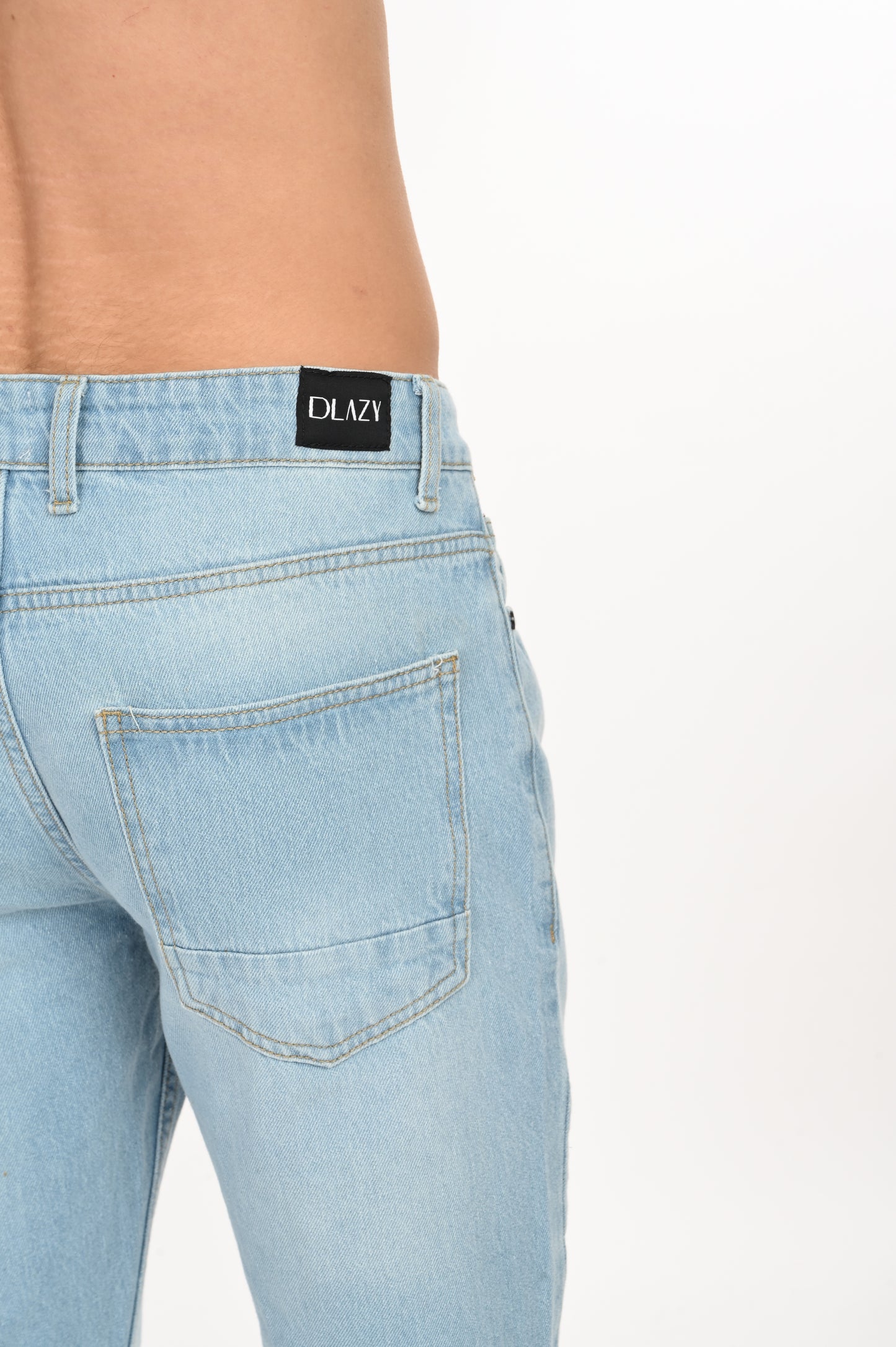 DLAZY SKY BLUE ANKLE JEANS