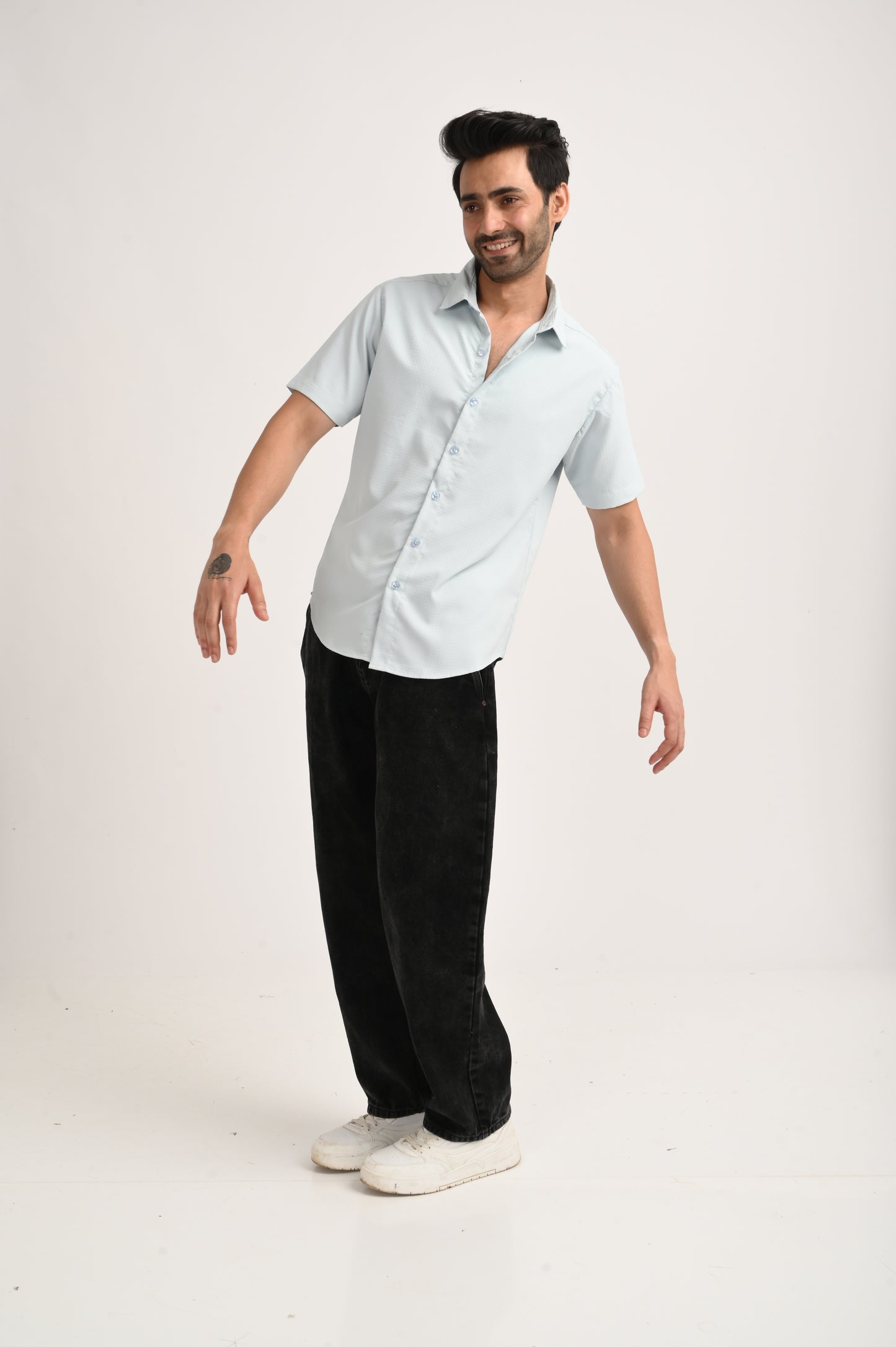 DLAZY BLUE POPCORN SHIRT
