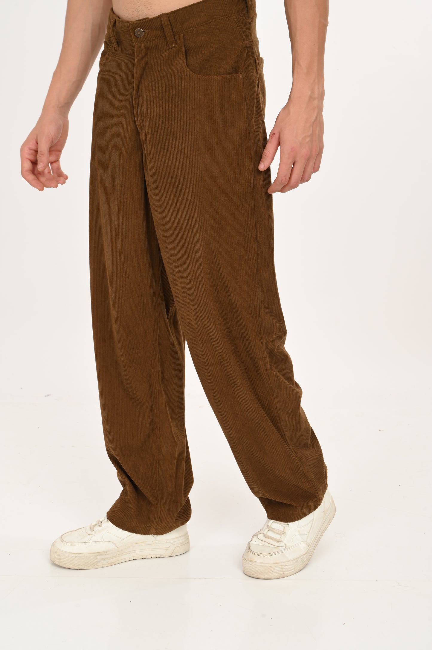 DLAZY BROWN BAGGY CORDUROY PANT