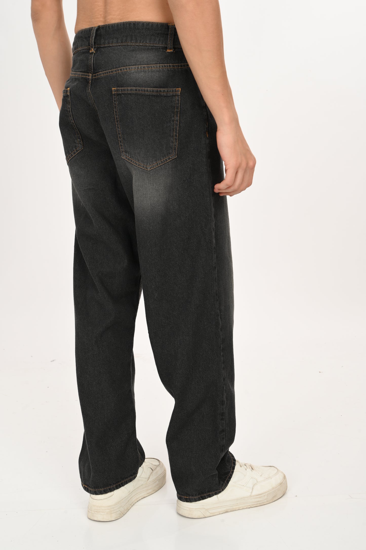 DLAZY BLACK BAGGY JEANS