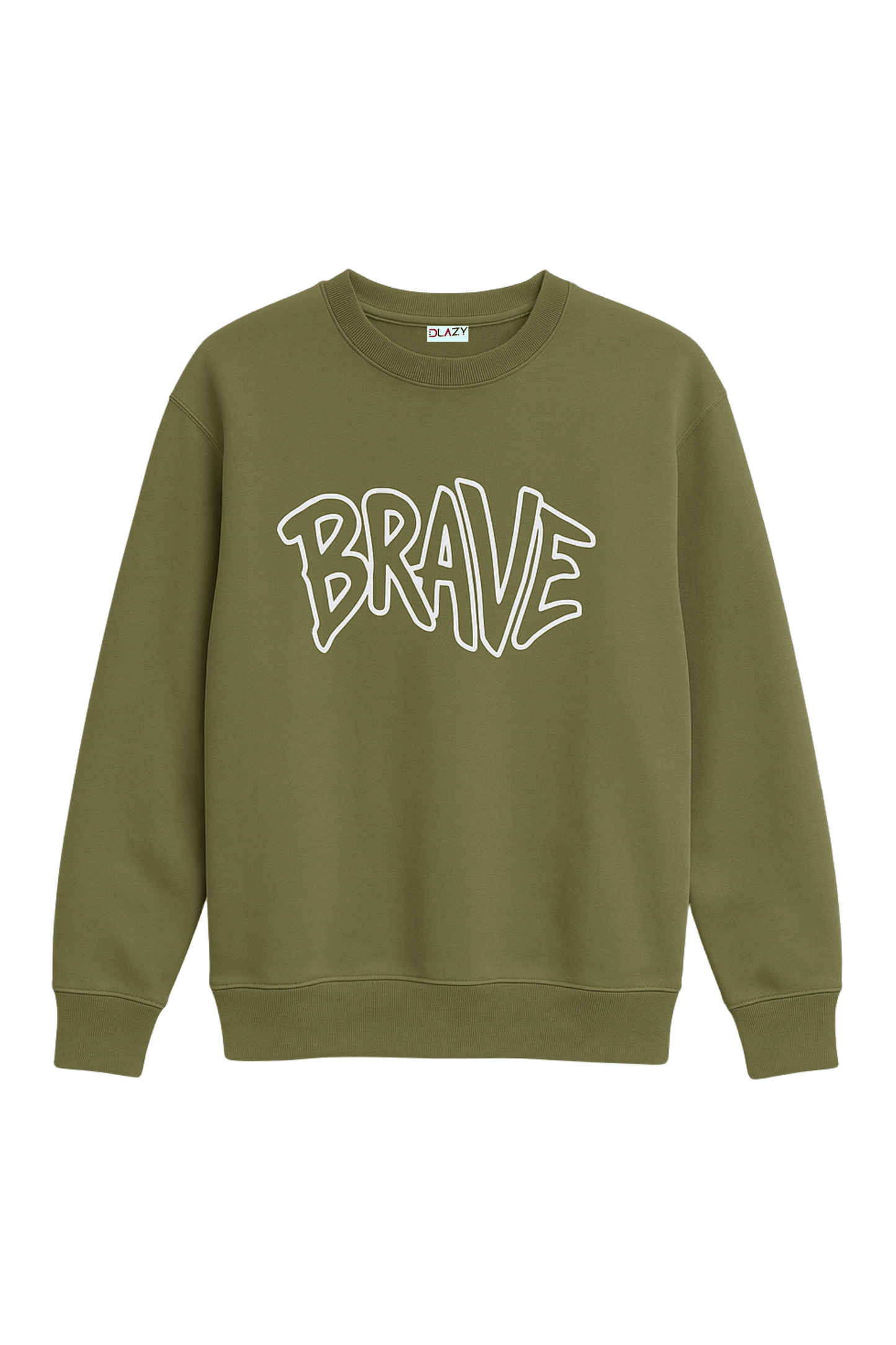 DLAZY FOREST GREEN: Loose fit  sweatshirt 300gsm with French terry