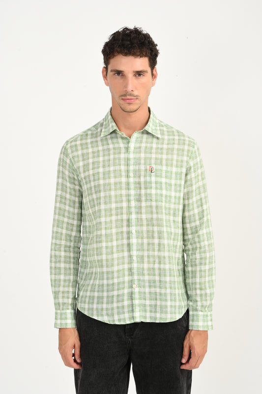 Dlazy Mint Green Checked Shirt..