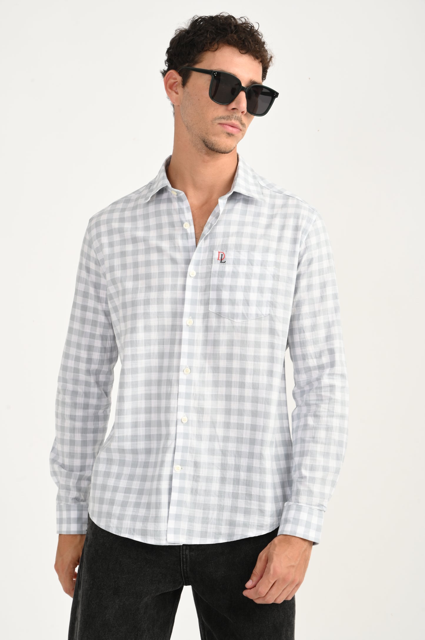 Dlazy Grey Breeze Check Shirt..