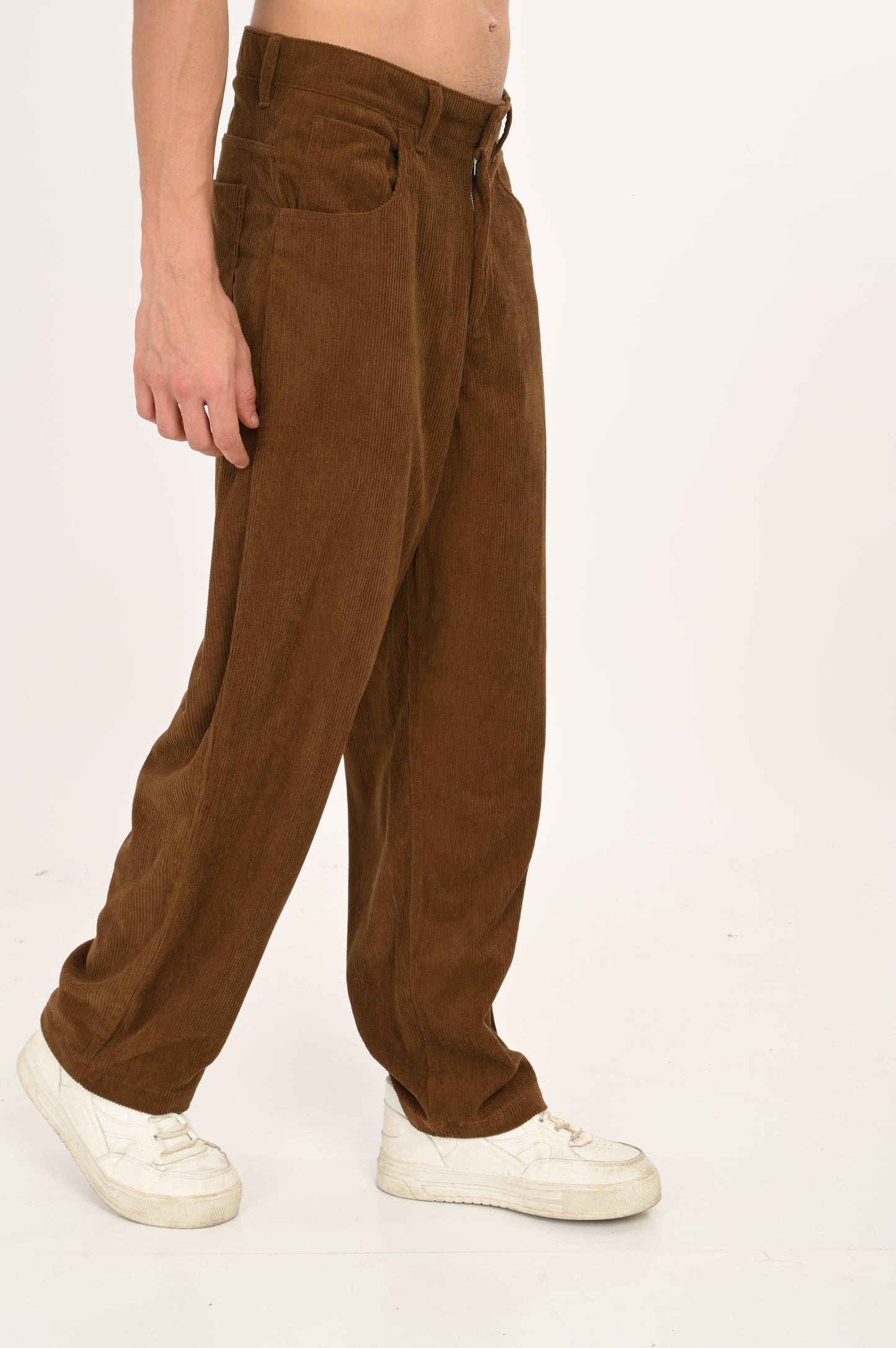DLAZY BROWN BAGGY CORDUROY PANT
