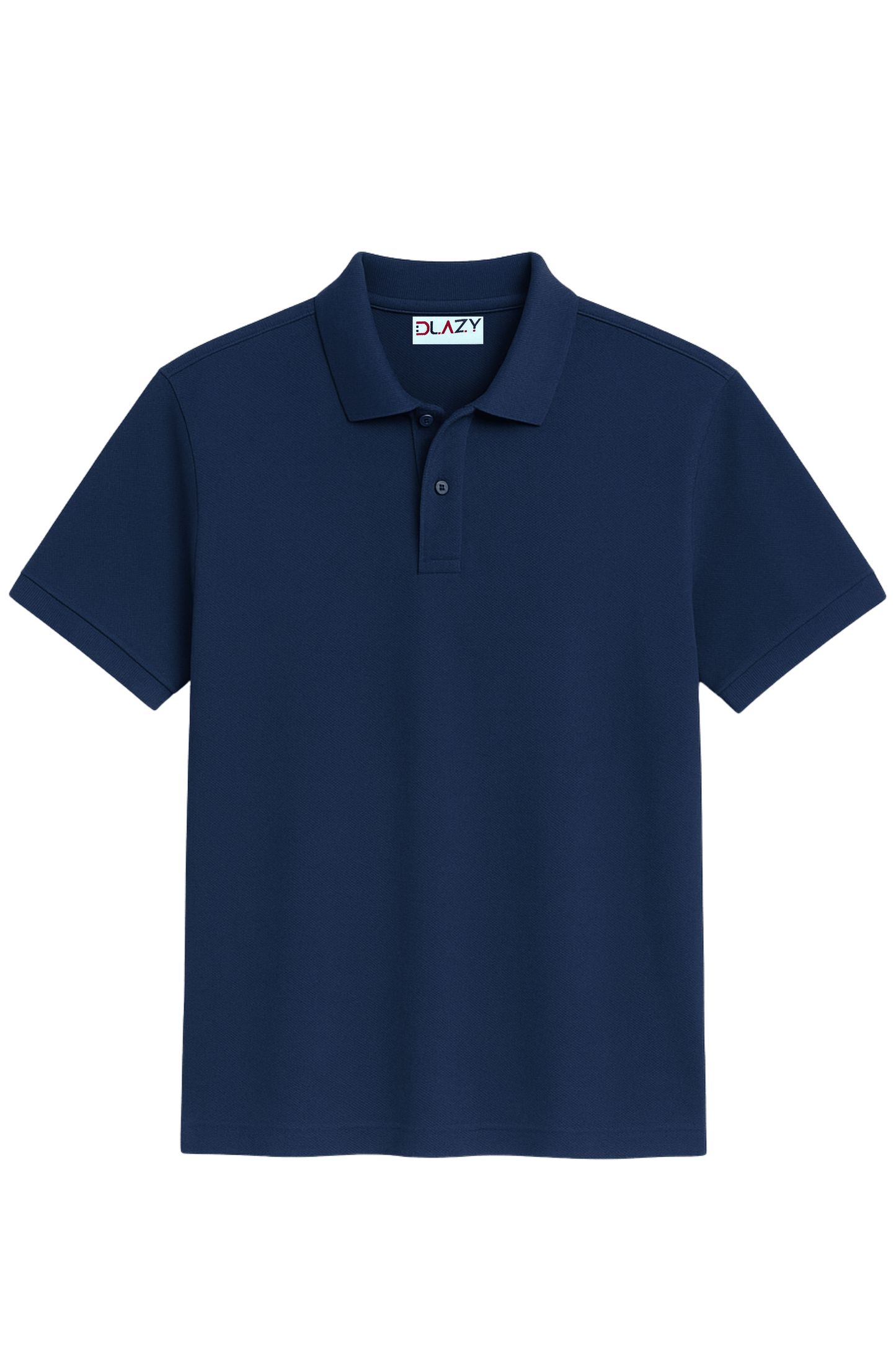 DLAZY NAVY BLUE- Regular Fit Polo Shirt