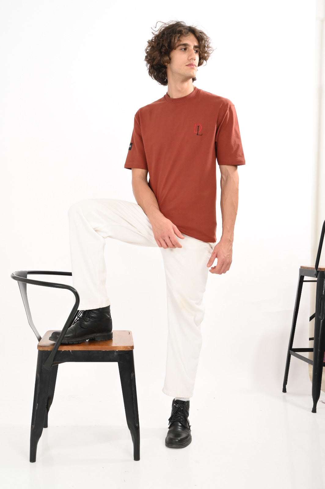 DLAZY PIEGON DARK MERON OVERSIZED TEE