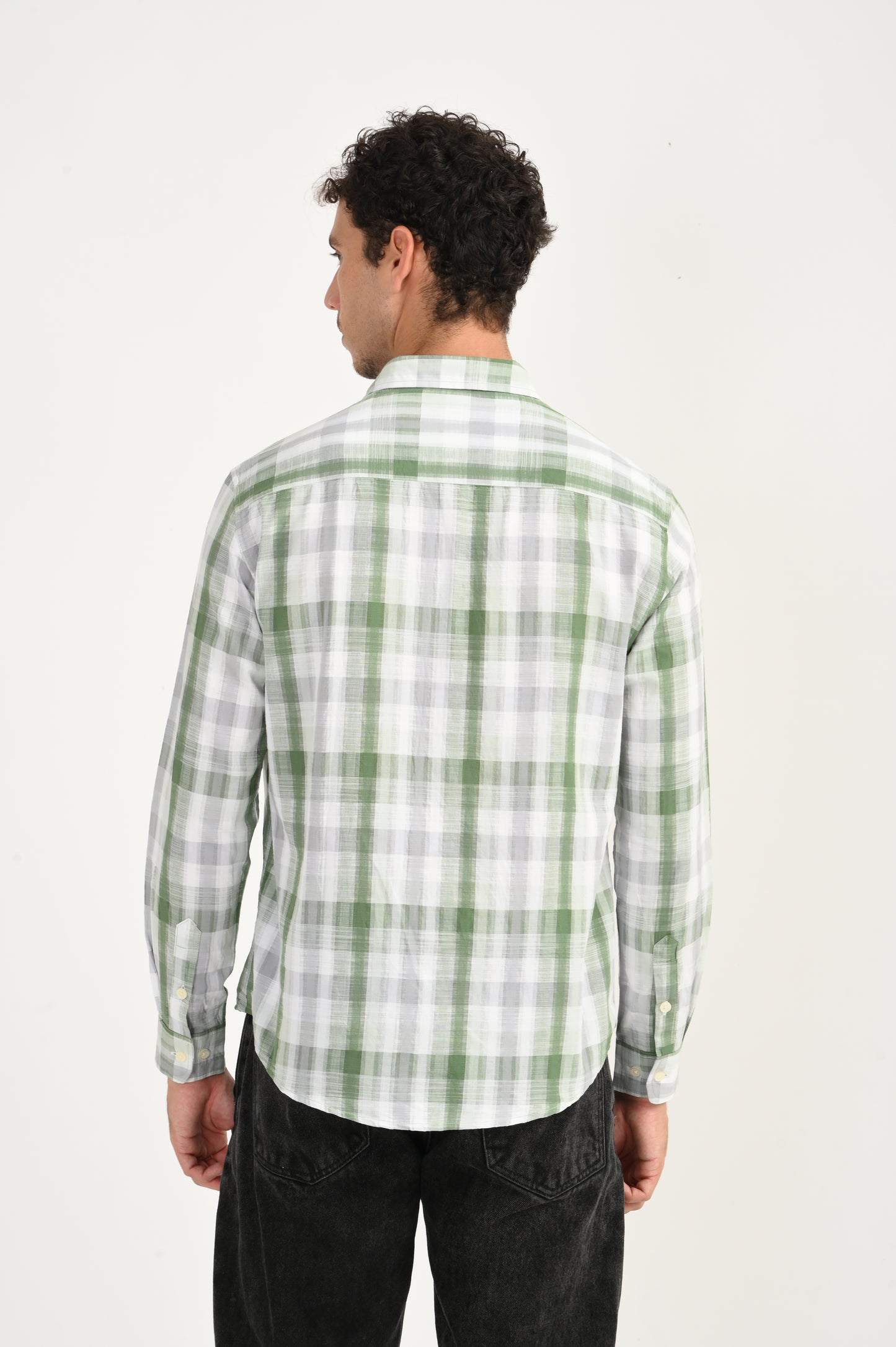 Dlazy Sage Green Checked Shirt..
