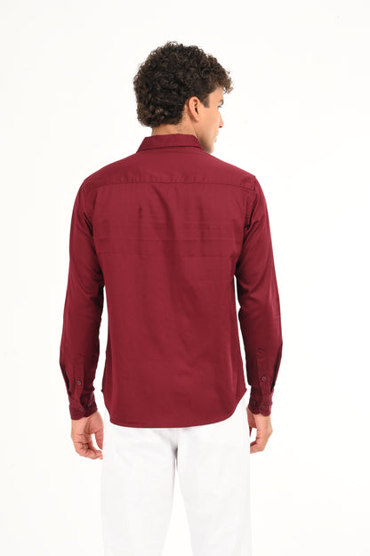 DLAZY MERON PLAIN  SATIN SHIRT