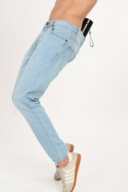 DLAZY SKY BLUE ANKLE JEANS