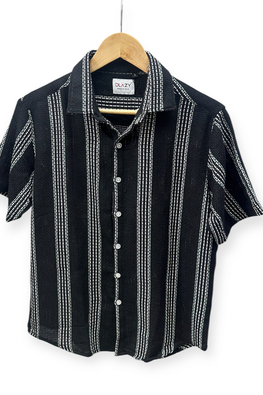 DLAZY BLACK JUTE SHIRT