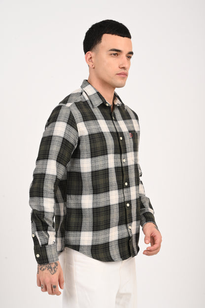 Dlazy men Forest Checks shirt