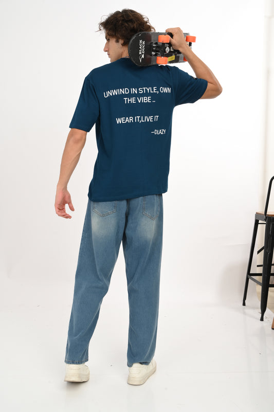 DLAZY BLUE BAGGY JEANS