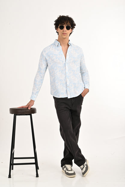 DLAZY MEN SKY BREEZE FLORAL SHIRT