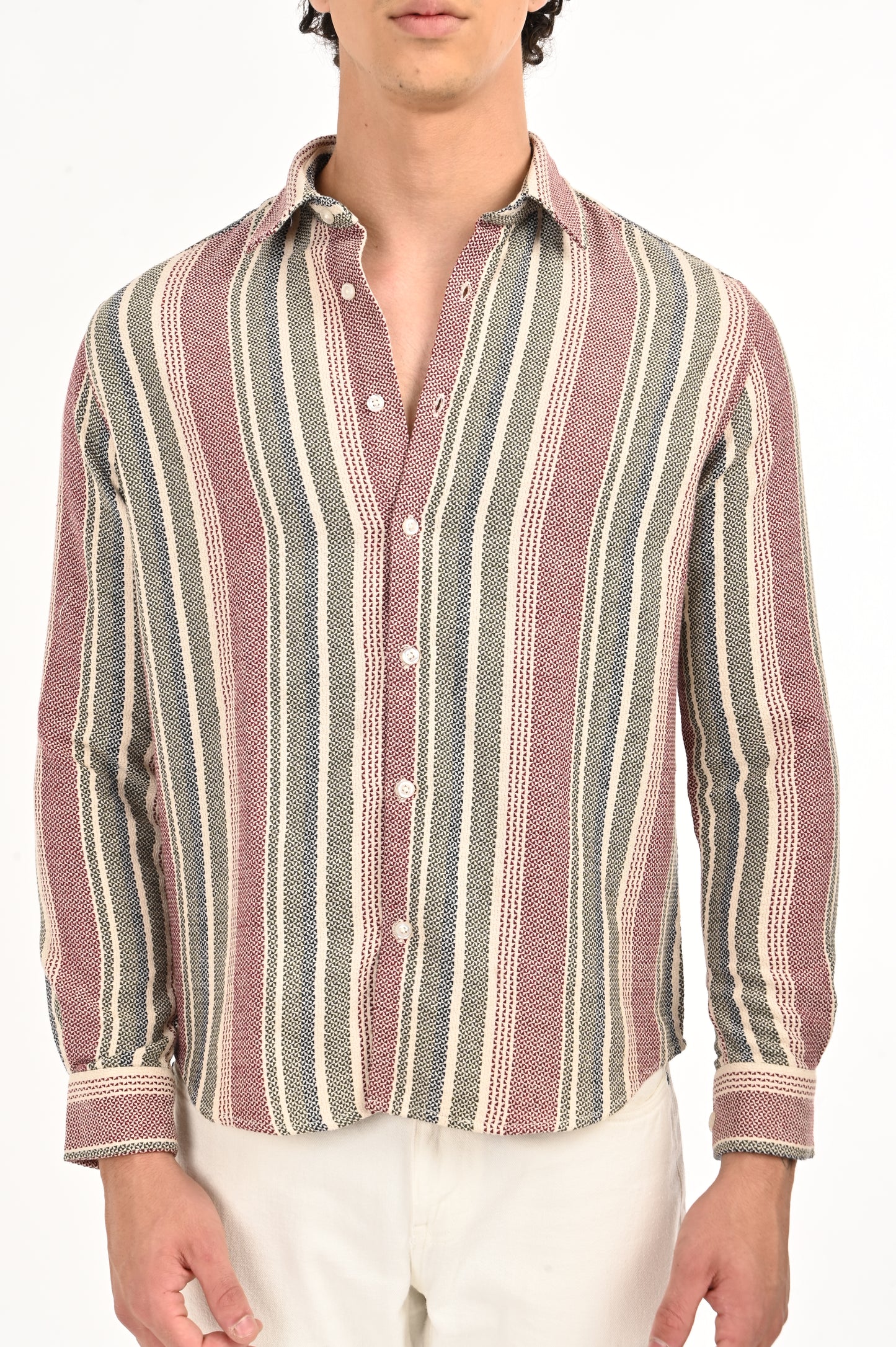 DLAZY MEN EMBER STRIPES SHIRT