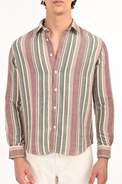 DLAZY MEN EMBER STRIPES SHIRT