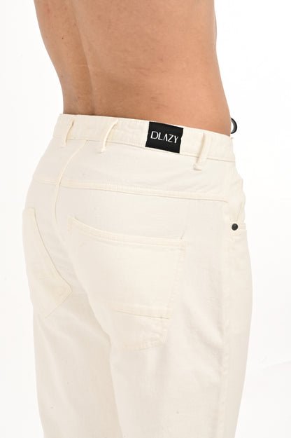 DLAZY JEANS
CREAM SKINNY FIT  JEANS