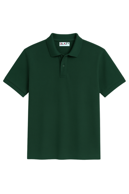 DLAZY GREEN - REGULAR FIT POLO SHIRT