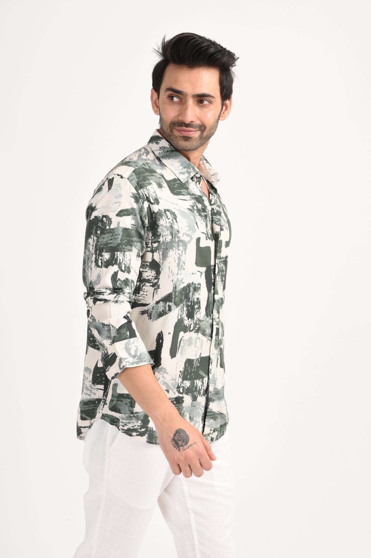 DLAZY EVERGREEN TERRAIN PRINTED SHIRT