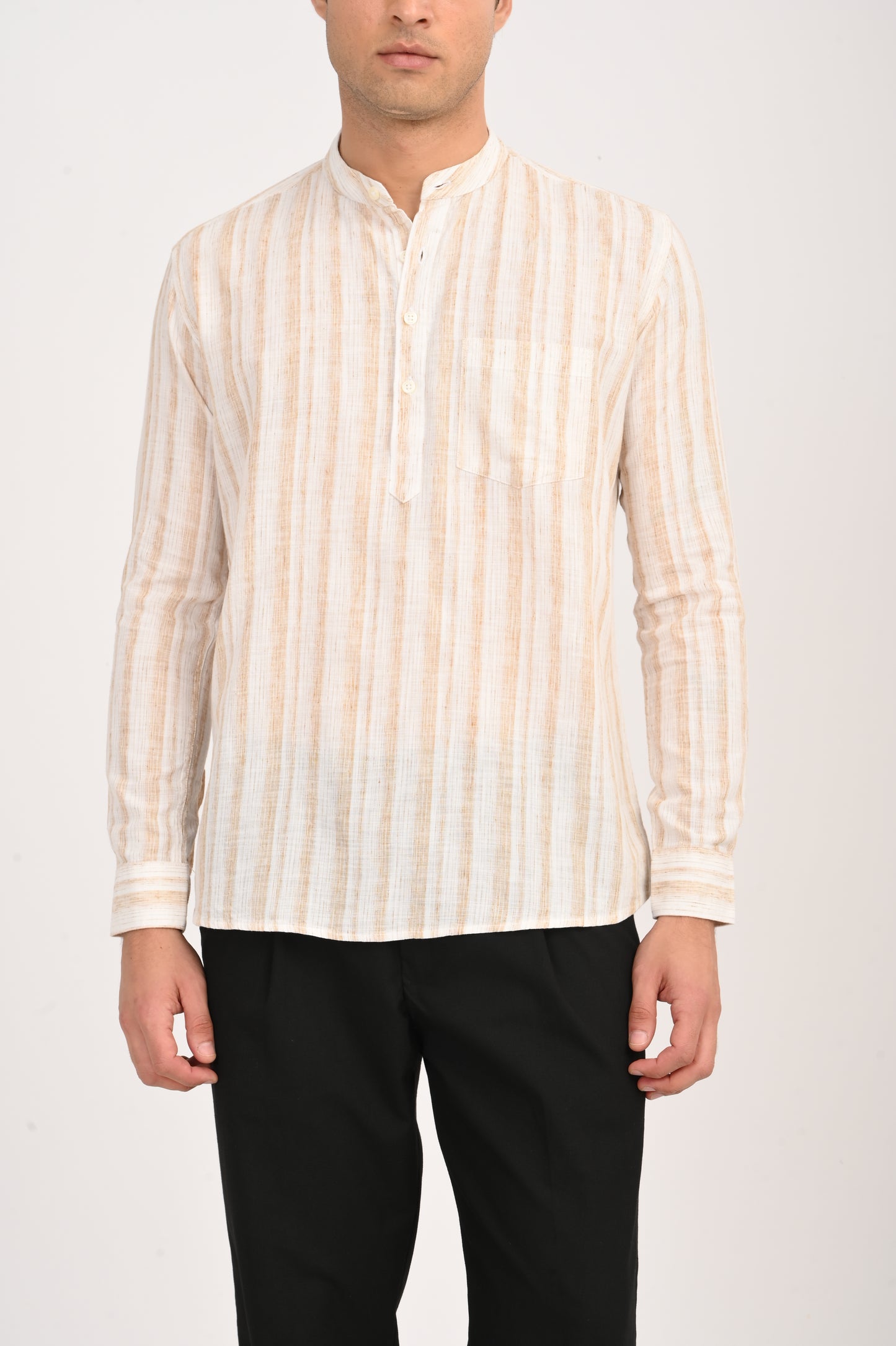 DLAZY MEN DESERT STRIPES HALF KURTHA..